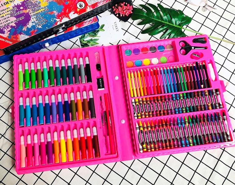 Deluxe Kids Art Set for Drawing Painting